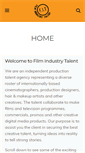 Mobile Screenshot of filmindustrytalent.com